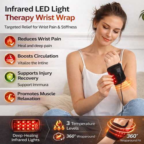 Red Light Hot Compress Strap