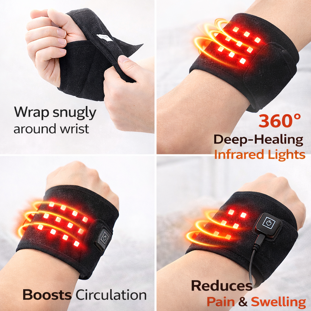 Red Light Hot Compress Strap