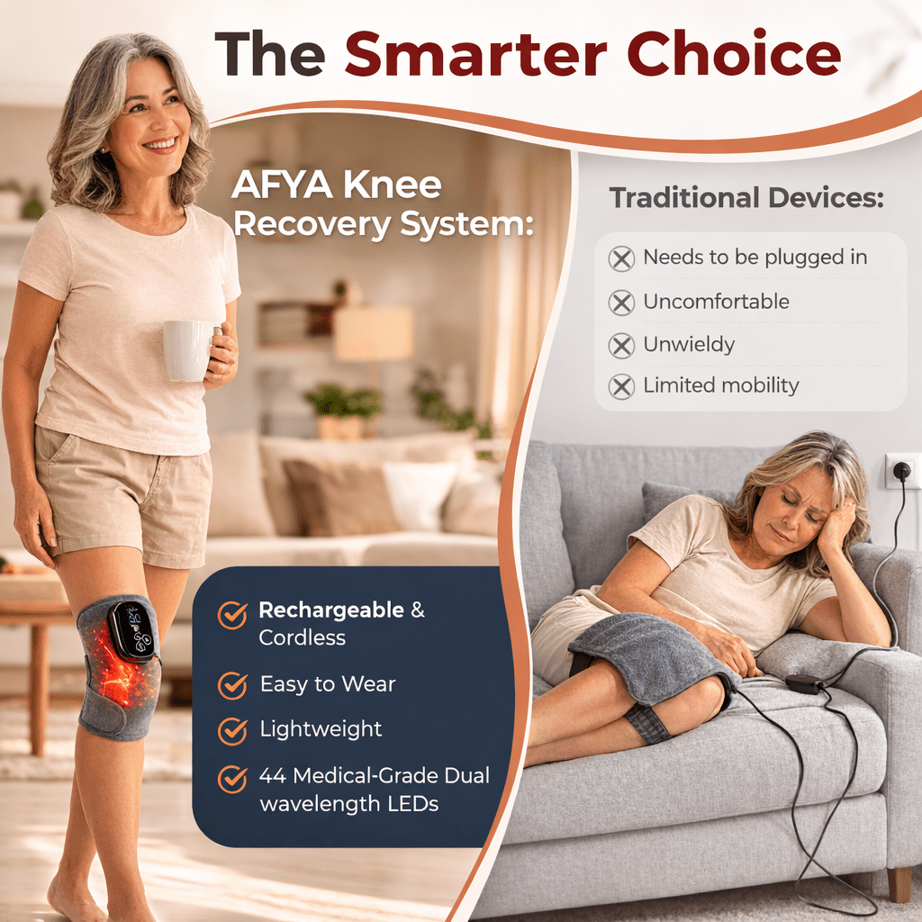 AFYA™ Knee Pad — Drug - Free Relief for Knee Pain - AFYA