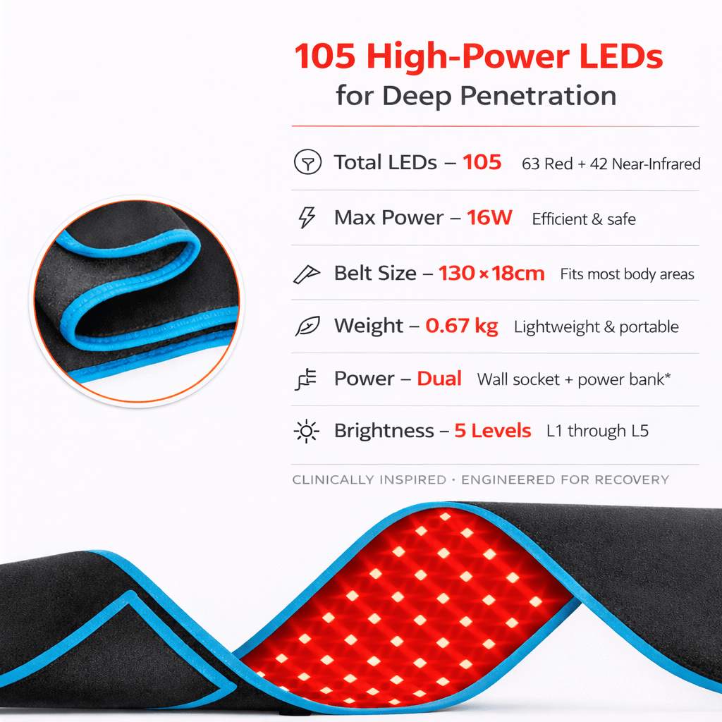 AFYA™ Red Light Therapy Belt - AFYA